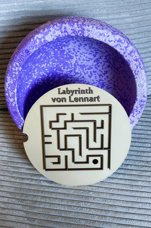 Aktivitätsplatte Labyrinth 28 Farben PLA 3D Druck