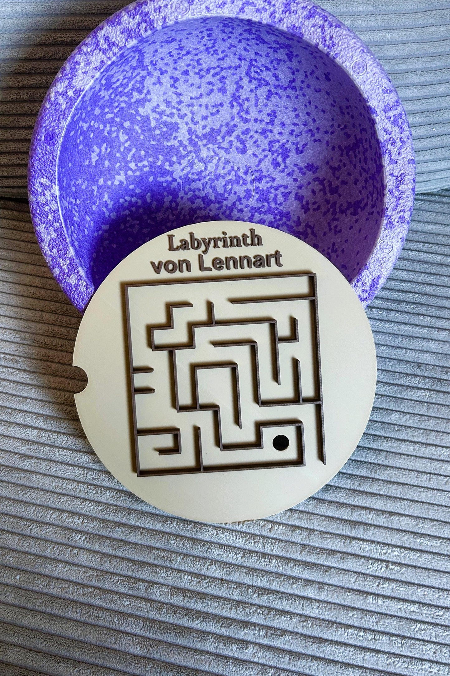 Aktivitätsplatte Labyrinth 28 Farben PLA 3D Druck
