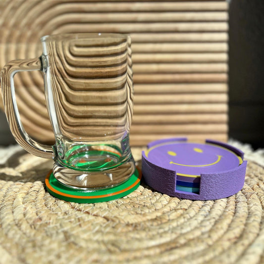 Smiley Untersetzer 28 Farben PLA 3D Druckt