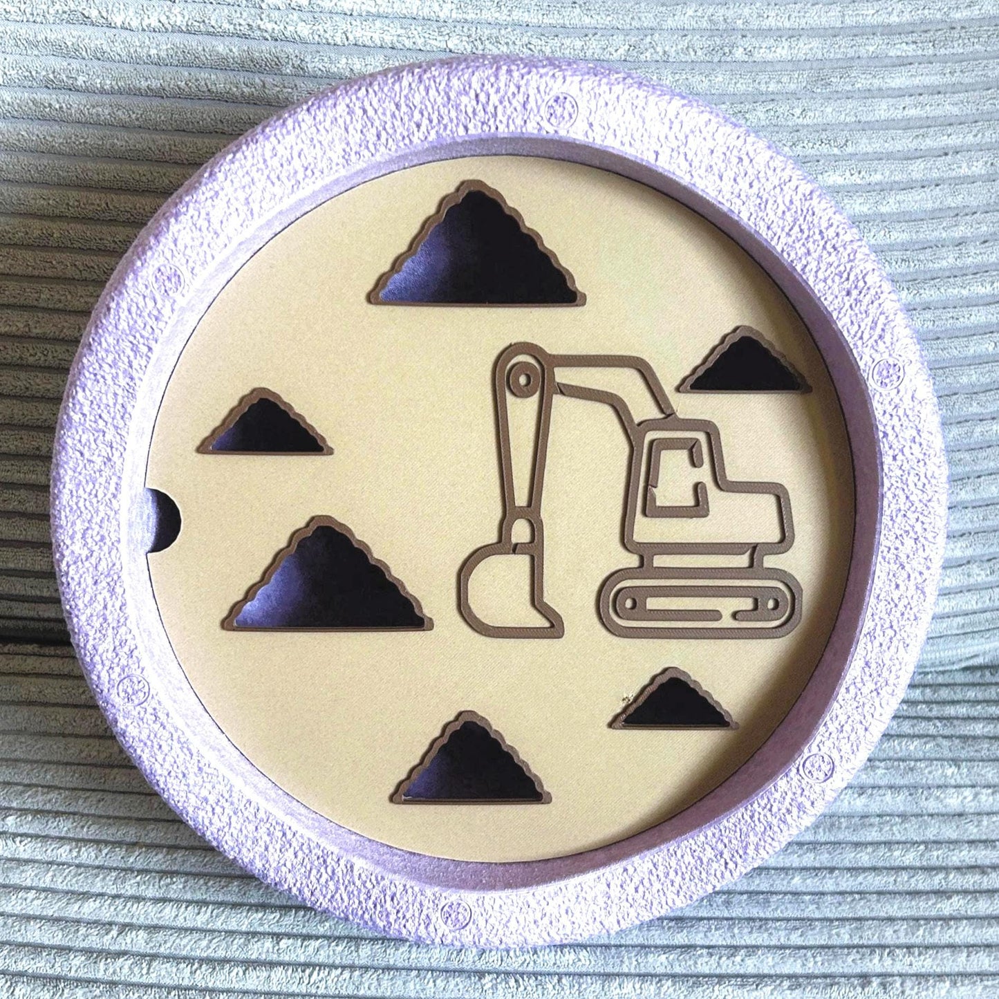 Aktivitätsplatte Bagger 28 Farben PLA 3D Druck