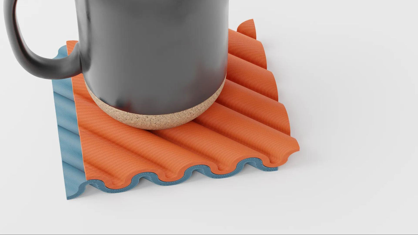 Untersetzer 28 Farben PLA 3D Druck