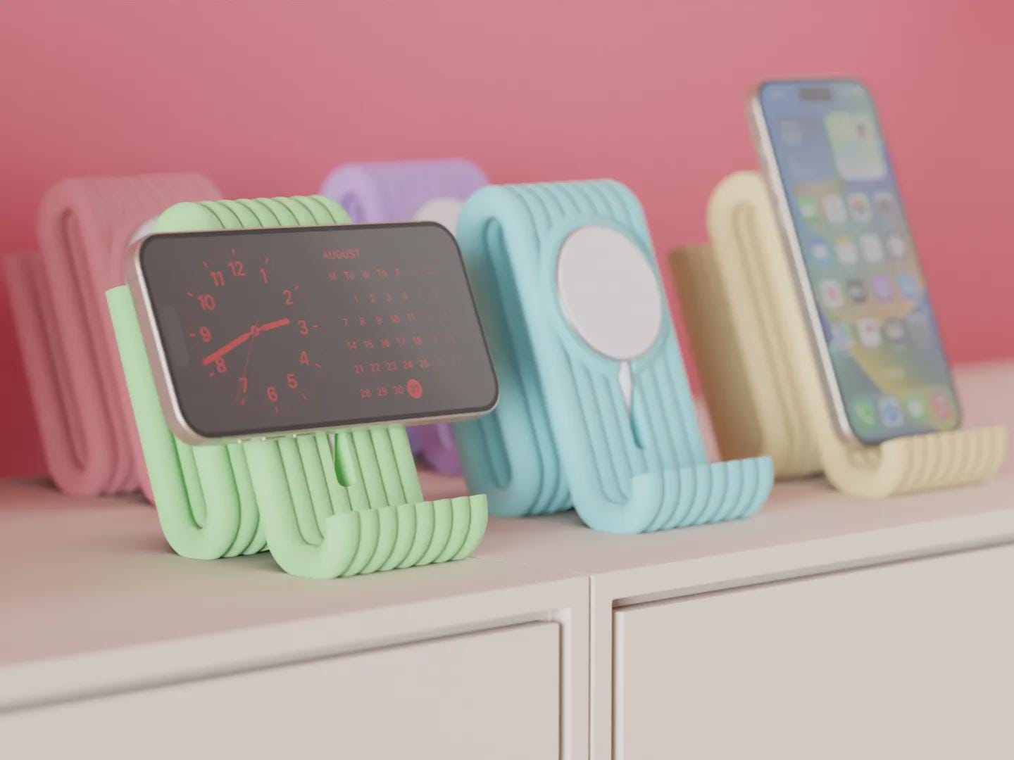 MagSafe iPhone-Ladeständer 28 Farben PLA 3D Druck
