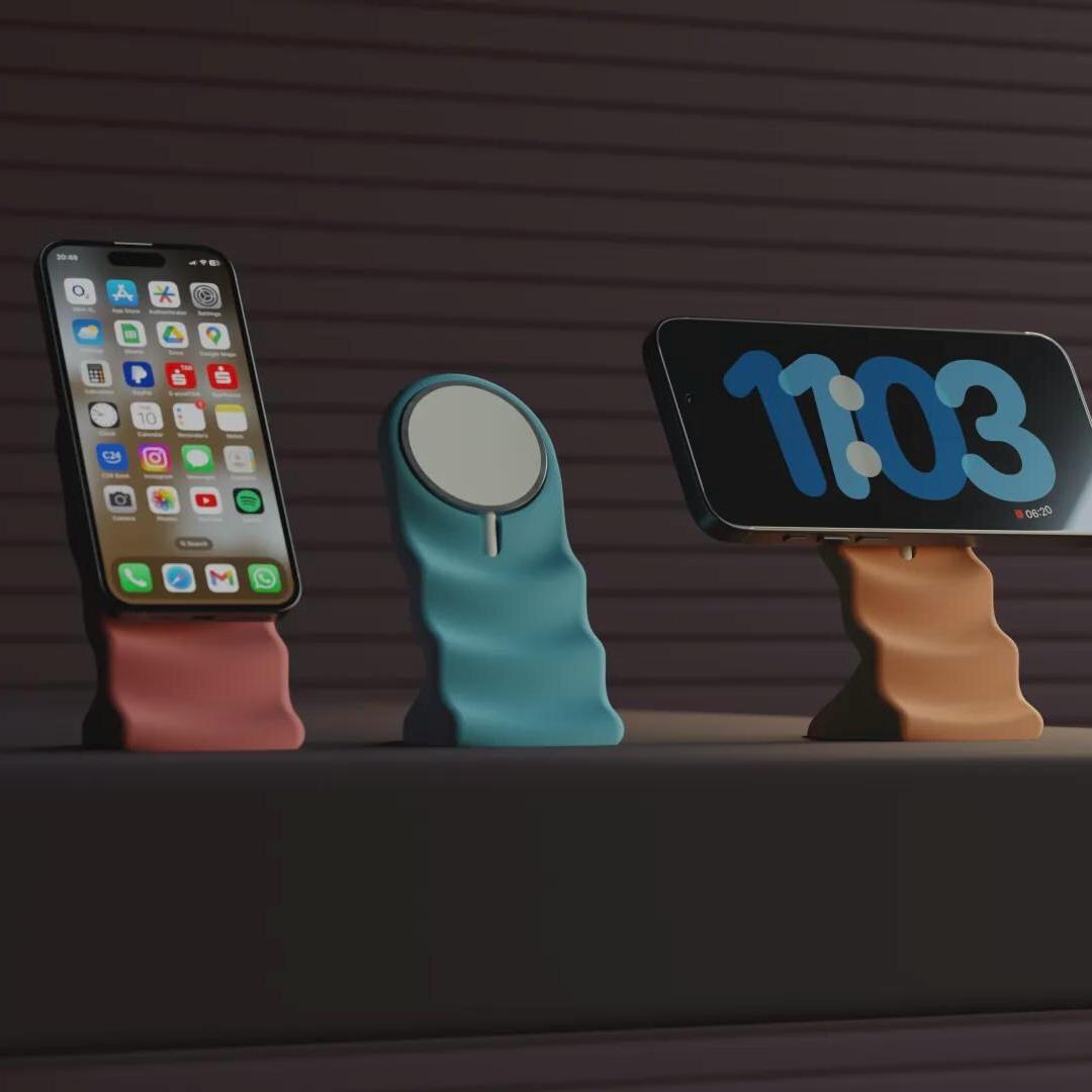 MagSafe iPhone-Ladeständer 28 Farben PLA 3D Druck