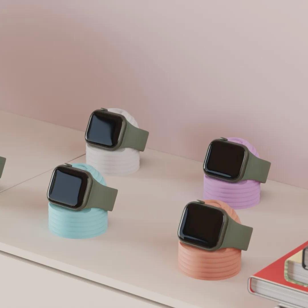 Apple Watch Ladestation 28 Farben PLA 3D Druck