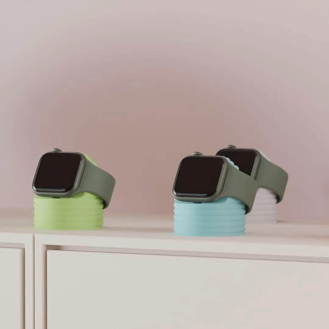 Apple Watch Ladestation 28 Farben PLA 3D Druck