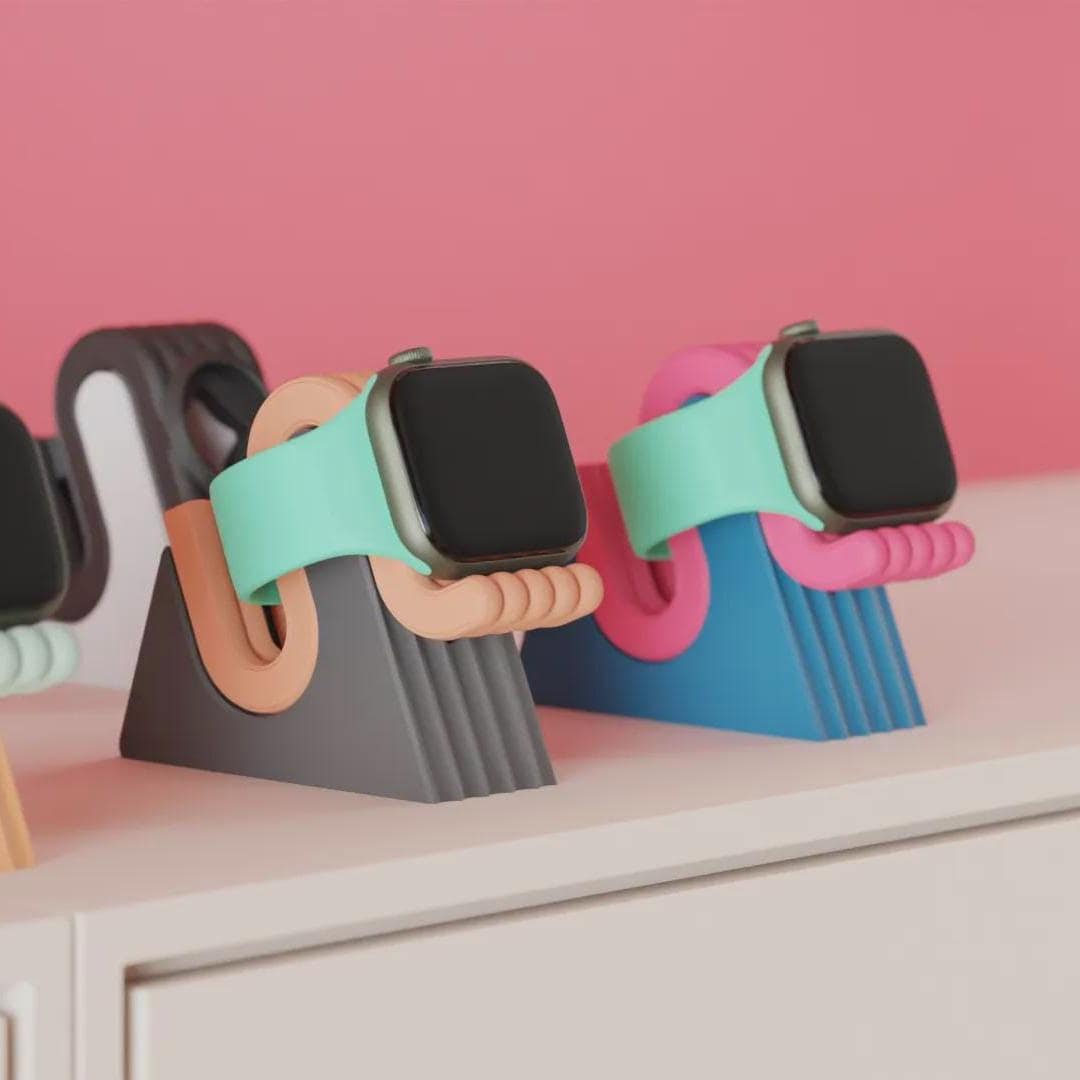Apple Watch Ladestation 28 Farben PLA 3D Druck