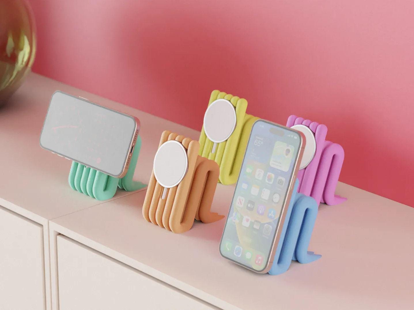 MagSafe iPhone-Ladeständer 28 Farben, PLA