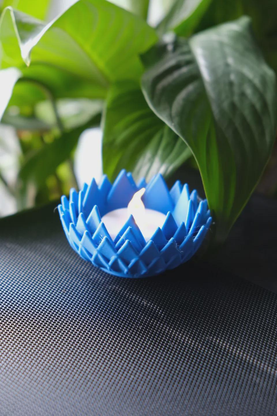Lotus-LED-Teelichthalter 28 Farben PLA 3D Druck