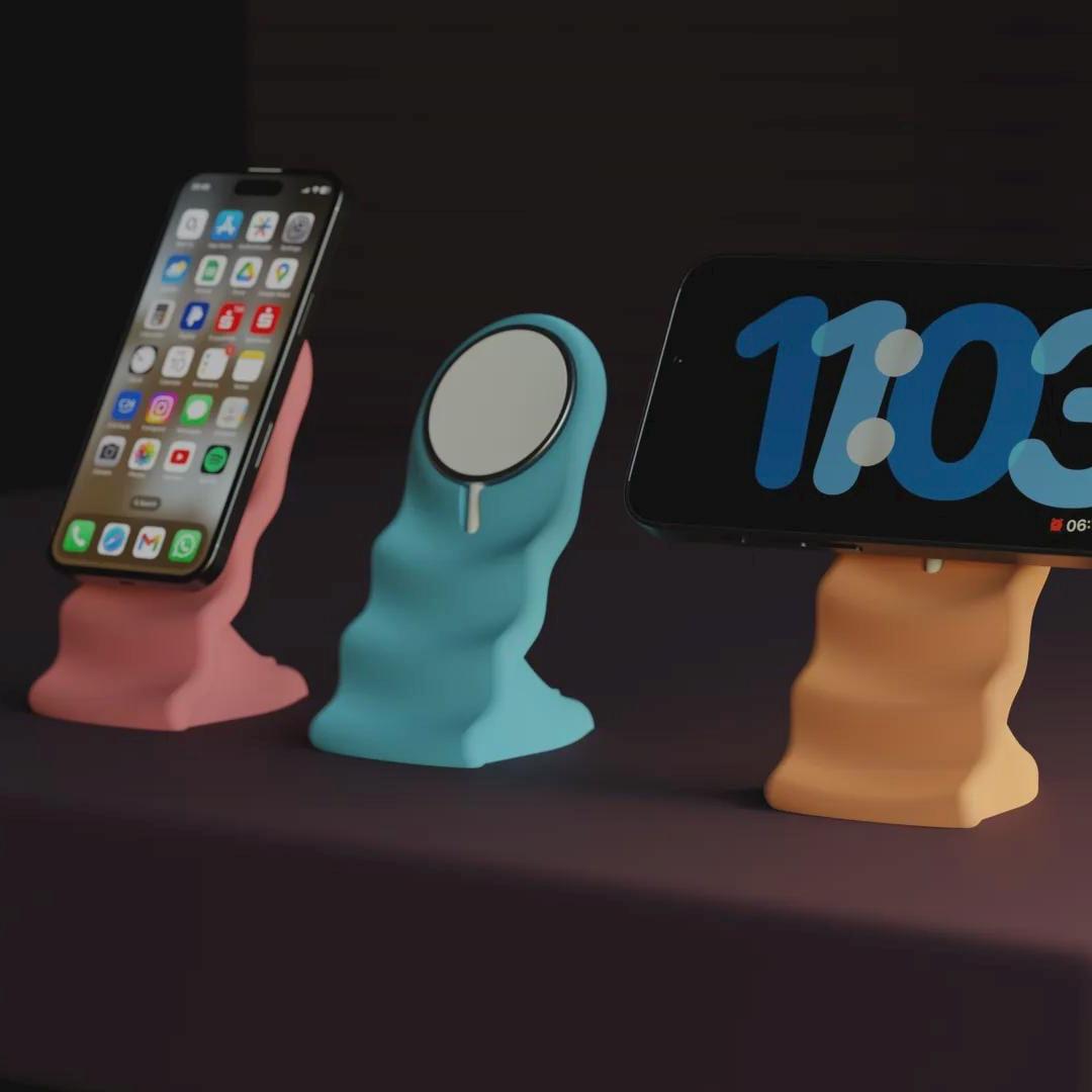 MagSafe iPhone-Ladeständer 28 Farben PLA 3D Druck
