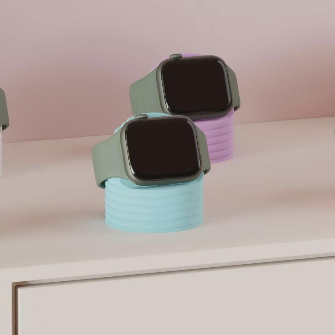 Apple Watch Ladestation 28 Farben PLA 3D Druck