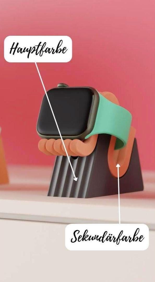 Apple Watch Ladestation 28 Farben PLA 3D Druck