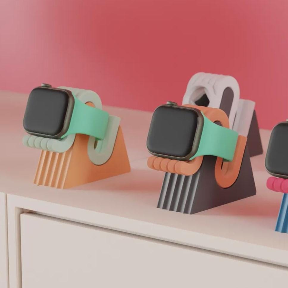 Apple Watch Ladestation 28 Farben PLA 3D Druck