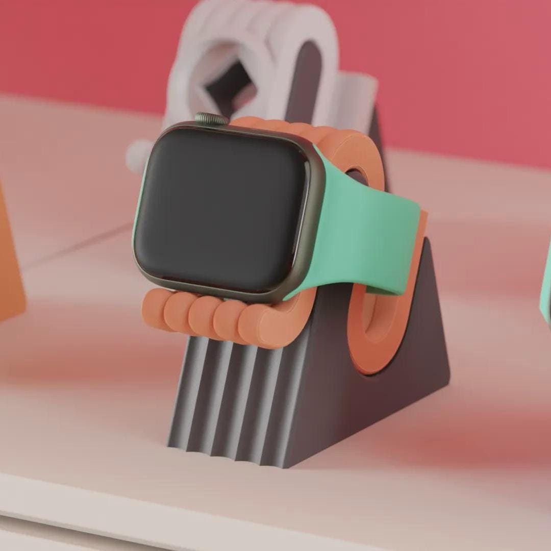 Apple Watch Ladestation 28 Farben PLA 3D Druck