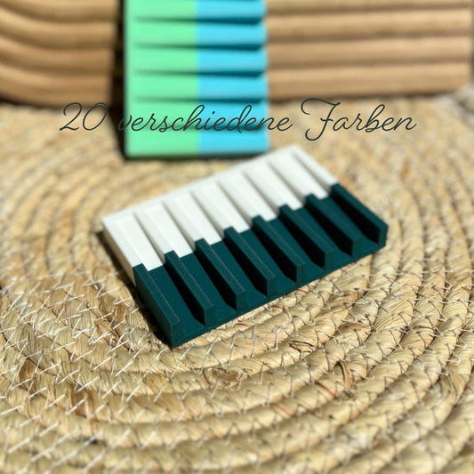 Zweifarbige Seifenablage 28 Farben PLA 3D Druck