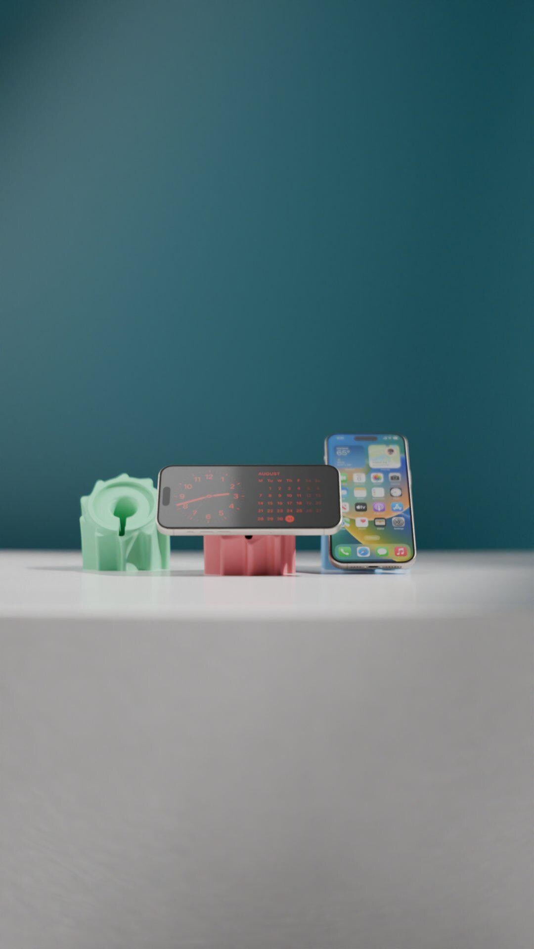 MagSafe iPhone-Ladeständer 28 Farben PLA 3D Druck59