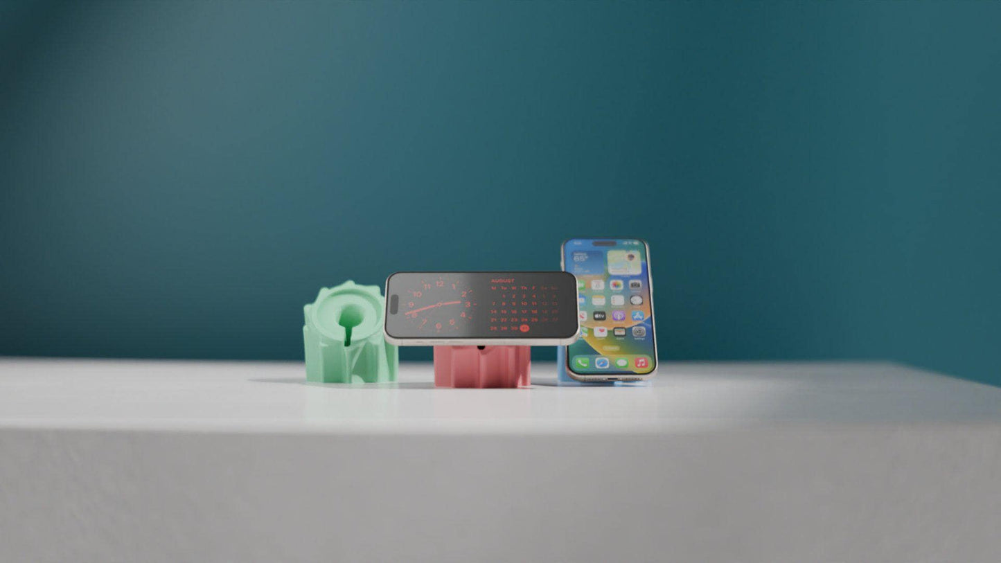 MagSafe iPhone-Ladeständer 28 Farben PLA 3D Druck59