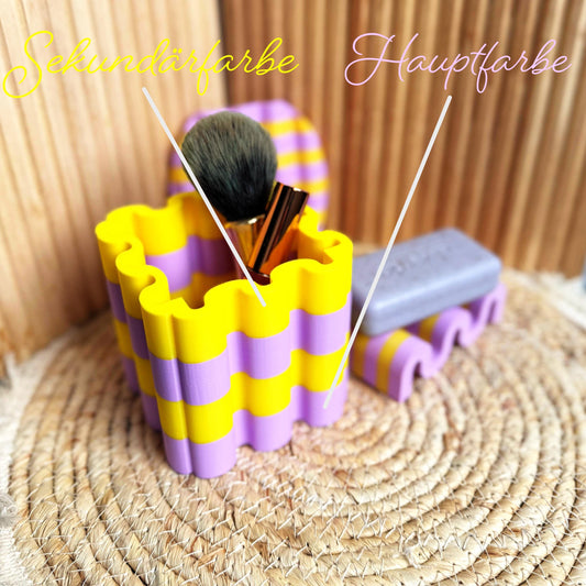 Zweifarbiger Schmink-Organizer 28 Farben PLA 3D Druck