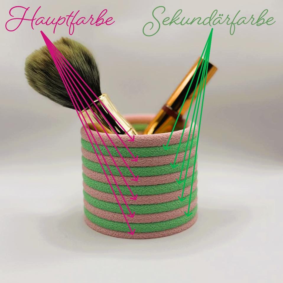 Becher für Badutensilien 28 Farben PLA 3D gedruckt