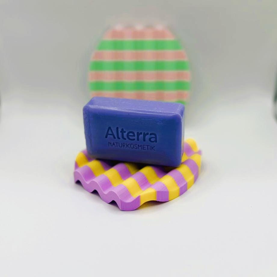 Zweifarbige Seifenablage 28 Farben PLA 3D Druck