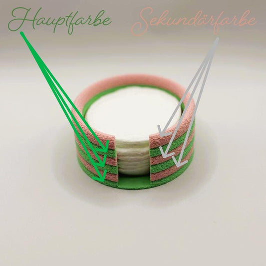 Wattepads Halter 28 Farben PLA 3D-gedruckt