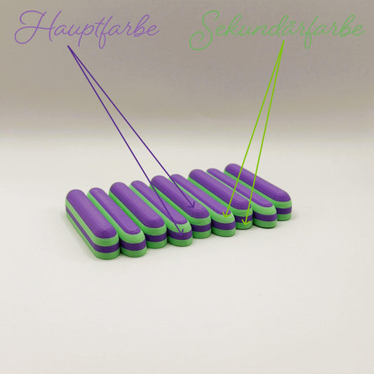 Zweifarbige Seifenablage 28 Farben PLA 3D Druck