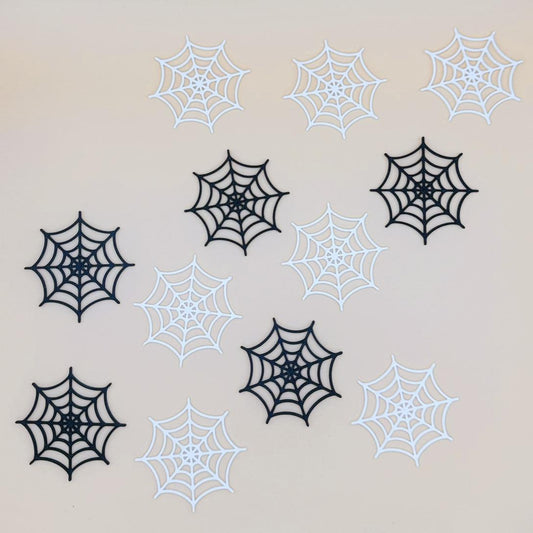 Wiederverwendbares Spinnennetz Konfetti 3D gedruckt 28 Farben