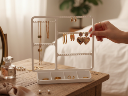 Schmuck-Organizer für Ohrringe, Ringe & Halsketten 28 Farben PLA