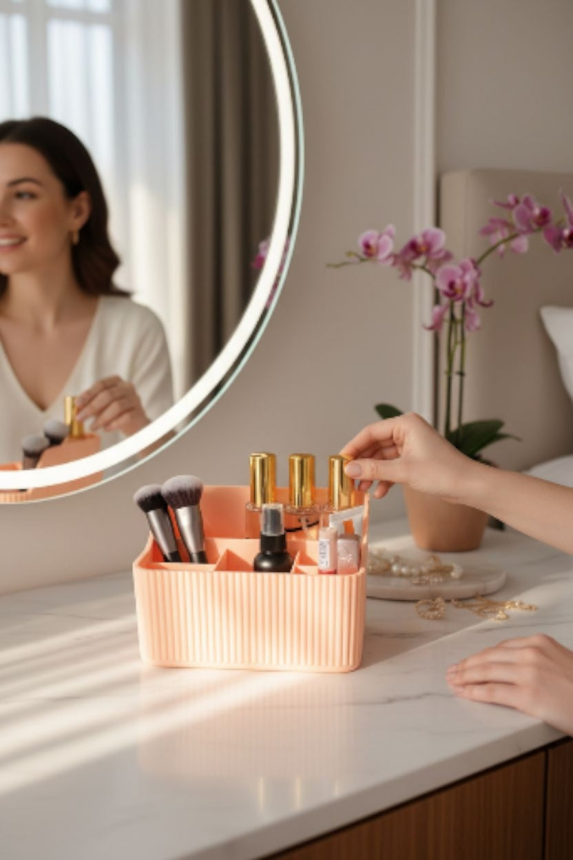 Make up Organizer mit sechs Fächern 28 Farben PLA