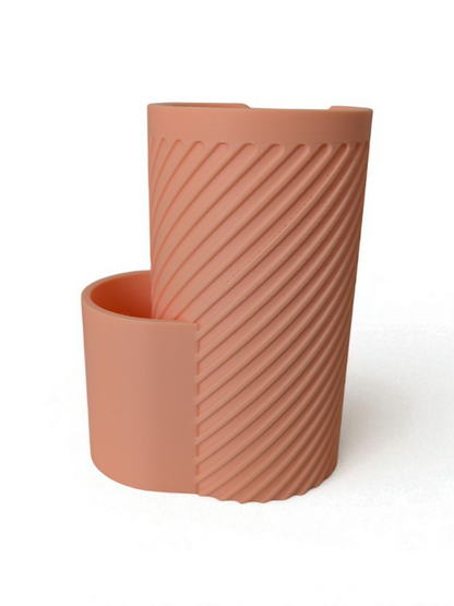 Moderner gerippter Q-Tip & Wattepad-Organizer 28 Farben PLA