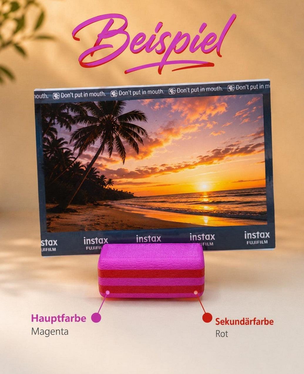 Fotohalter Instax, Polaroid Personalisiert