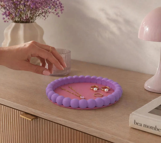 Elegante Schmuckablage im Bubble Design