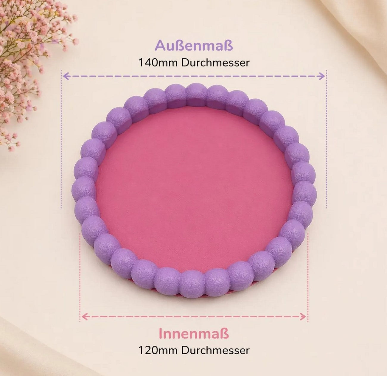 Elegante Schmuckablage im Bubble Design