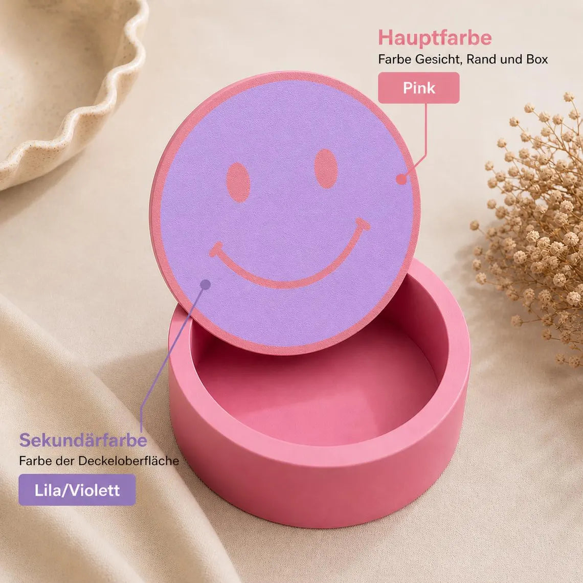 Magnetische Smileybox – Stylische Aufbewahrung mit cleverem Verschluss