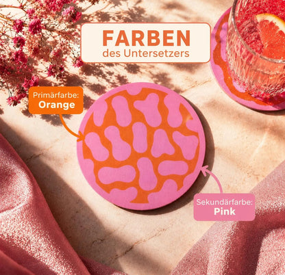 Moderner Untersetzer Personalisierbar | Moderner Glasuntersetzer