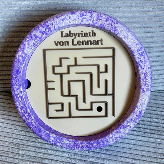 Aktivitätsplatte Labyrinth 28 Farben PLA 3D Druck