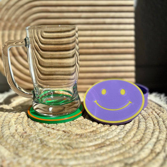 Smiley Untersetzer 28 Farben PLA 3D Druckt