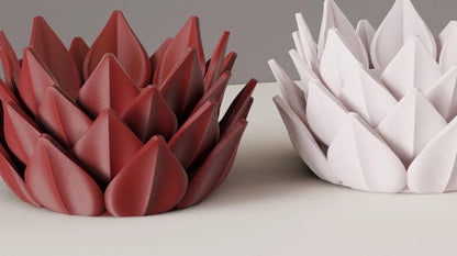 Lotus-LED-Teelichthalter 28 Farben PLA 3D Druck