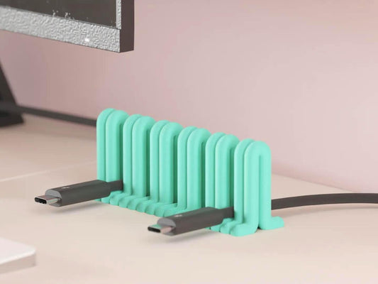 USB-Kabelhalter für den Schreibtisch 28 Farben PLA 3D Druck