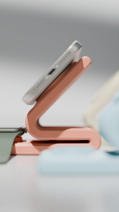 MagSafe 2 in 1 iPhone-Ladeständer: 28 Farben, PLA