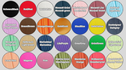 Aktivitätsplatte Jahreszeiten 28 Farben PLA 3D Druck