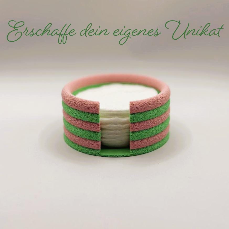 Wattepads Halter 28 Farben PLA 3D-gedruckt