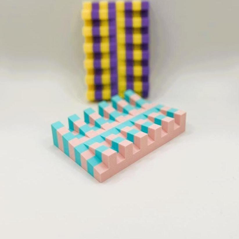 Zweifarbige Seifenablage 28 Farben PLA 3D Druck