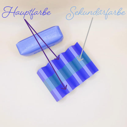 Zweifarbige Seifenablage 28 Farben PLA 3D Druck